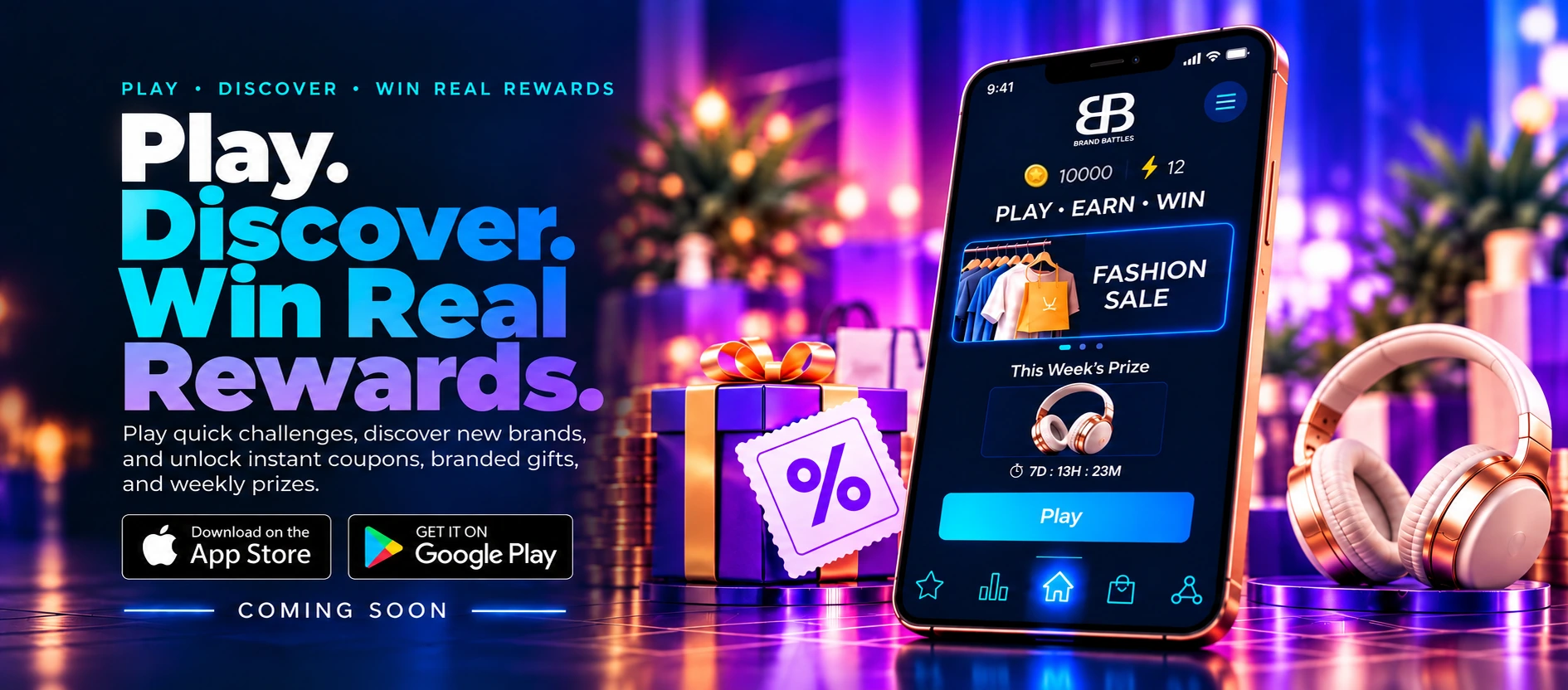Brand Battles — Play. Discover. Win Real Rewards.